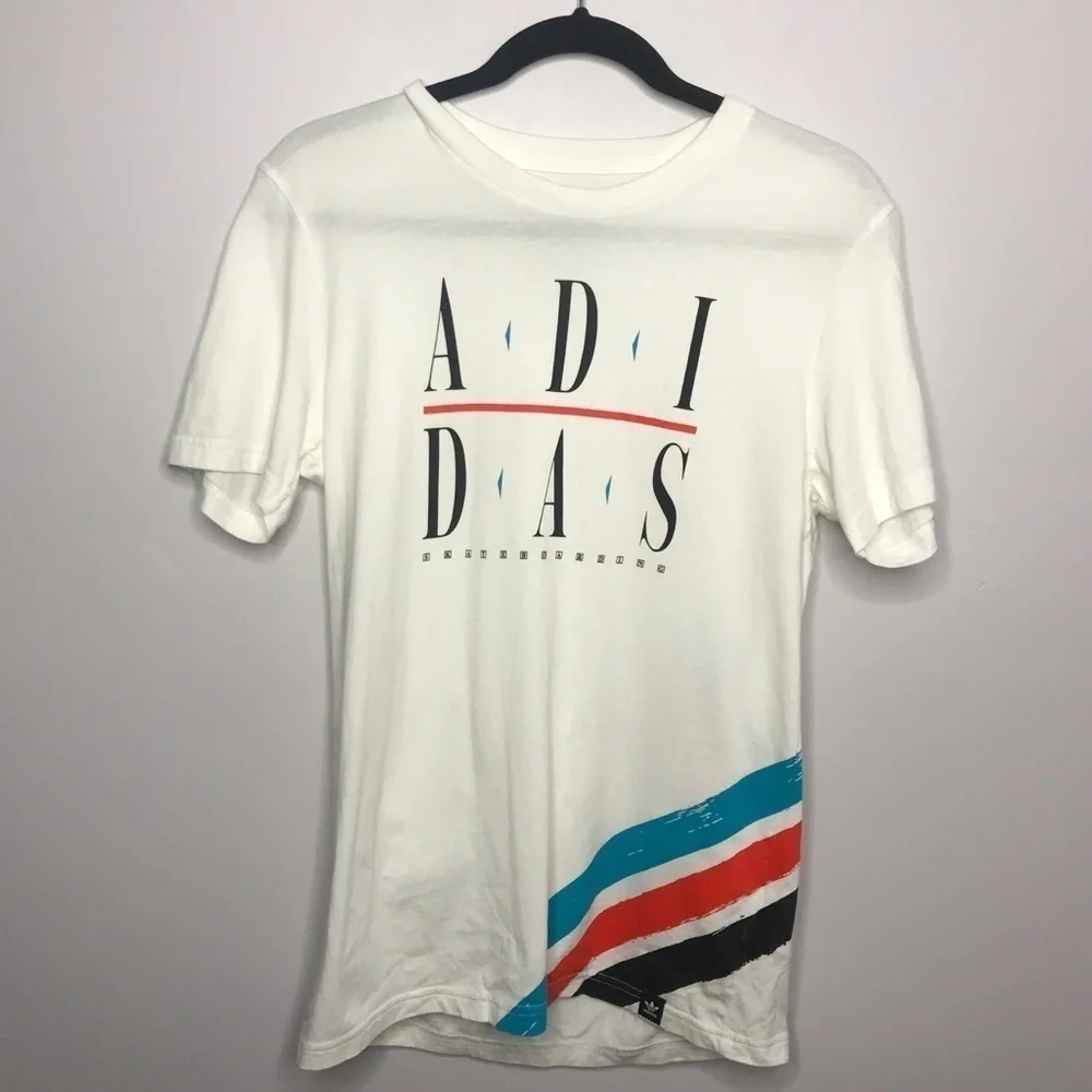 adidas Skateboarding Courtside White T-Shirt